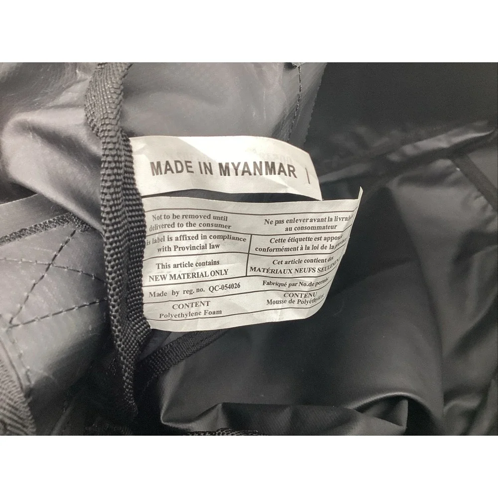 OGIO Half Dome Duffle Bag Black Shoulder Strap & Audio Pocket Gym Travel